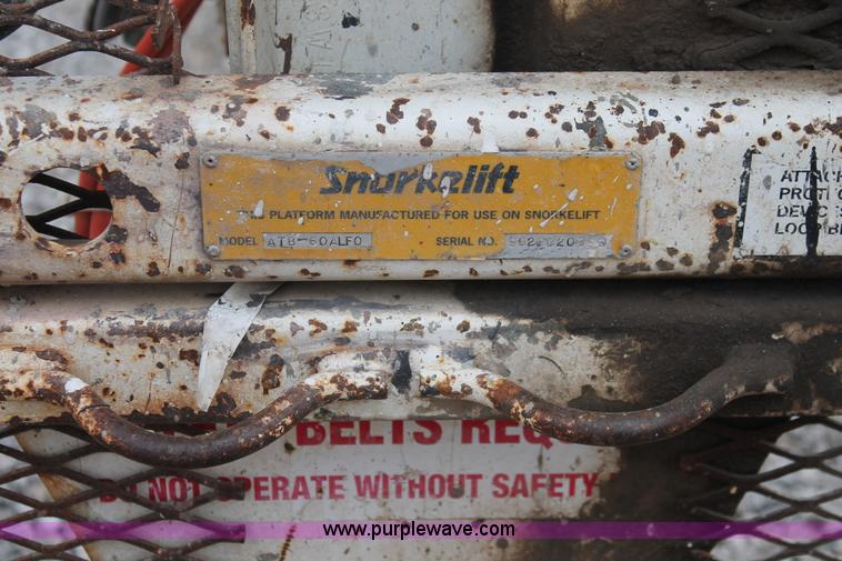 image for item E3041 Snorkel lift ATB60ALFO aerial boom lift