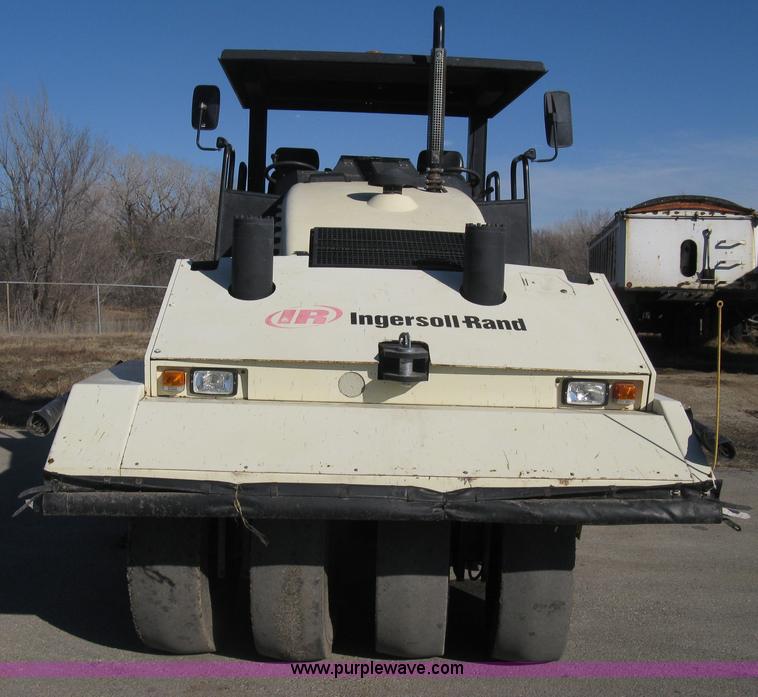 image for item E3068 2002 Ingersoll Rand PT-240R rubber tire asphalt roller
