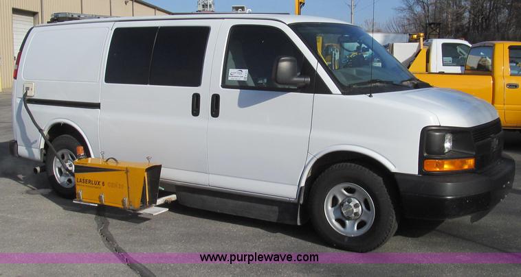 image for item E3673 Laserlux CEN30 Mobile Retroreflectometer with 2006 Chevrolet Express 1500 Cargo van