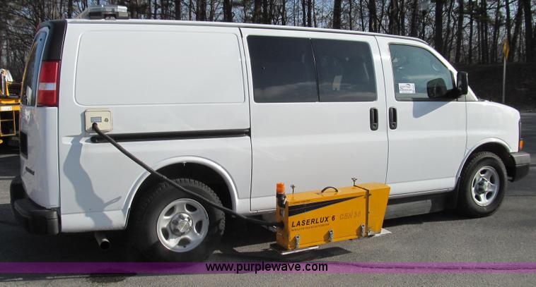 image for item E3673 Laserlux CEN30 Mobile Retroreflectometer with 2006 Chevrolet Express 1500 Cargo van
