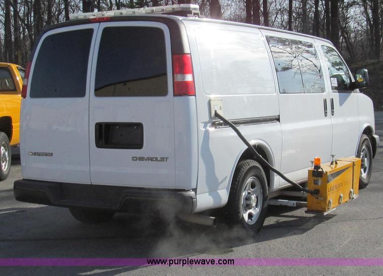 image for item E3673 Laserlux CEN30 Mobile Retroreflectometer with 2006 Chevrolet Express 1500 Cargo van