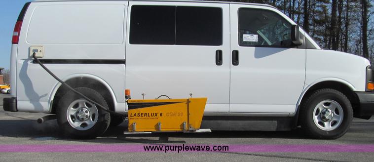 image for item E3673 Laserlux CEN30 Mobile Retroreflectometer with 2006 Chevrolet Express 1500 Cargo van