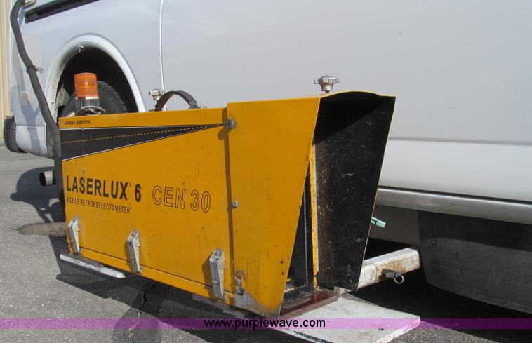 image for item E3673 Laserlux CEN30 Mobile Retroreflectometer with 2006 Chevrolet Express 1500 Cargo van