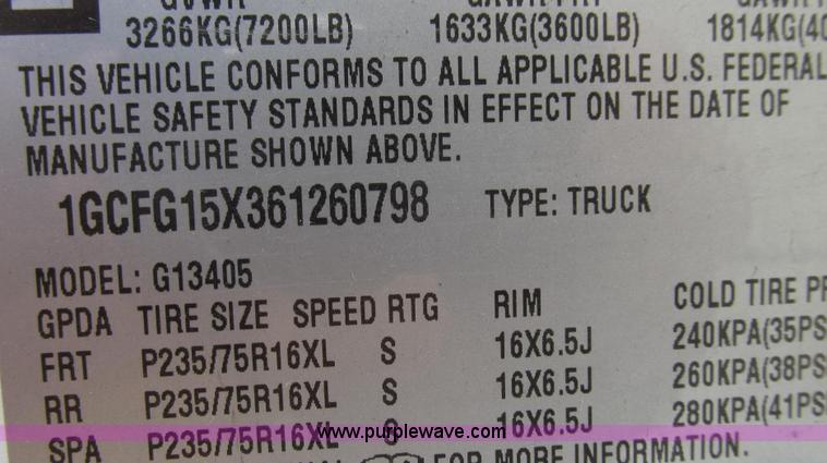 image for item E3673 Laserlux CEN30 Mobile Retroreflectometer with 2006 Chevrolet Express 1500 Cargo van