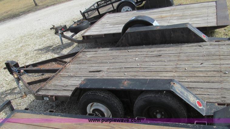 image for item E3710 1977 Shop built tandem axle trailer