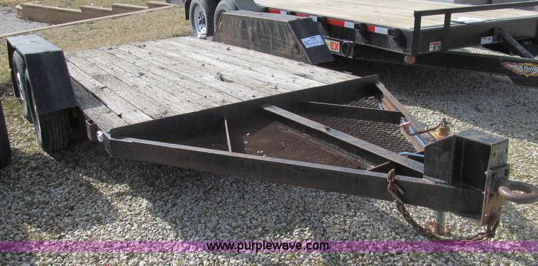 image for item E3710 1977 Shop built tandem axle trailer
