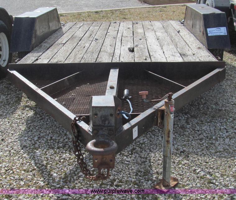 image for item E3710 1977 Shop built tandem axle trailer
