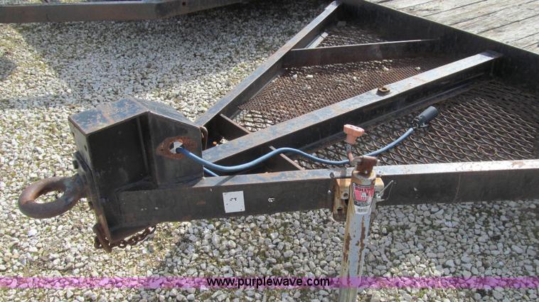 image for item E3710 1977 Shop built tandem axle trailer