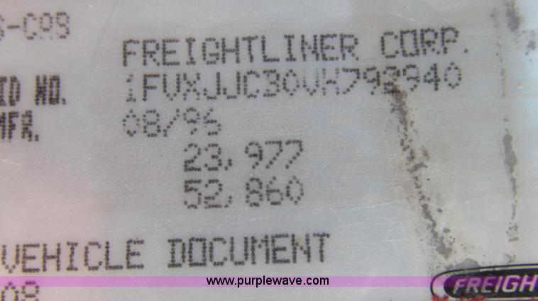 image for item E3719 1997 Freightliner FL80 dump truck