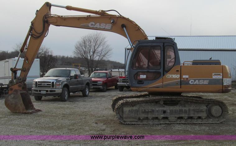 image for item E3722 2001 Case CX160 excavator
