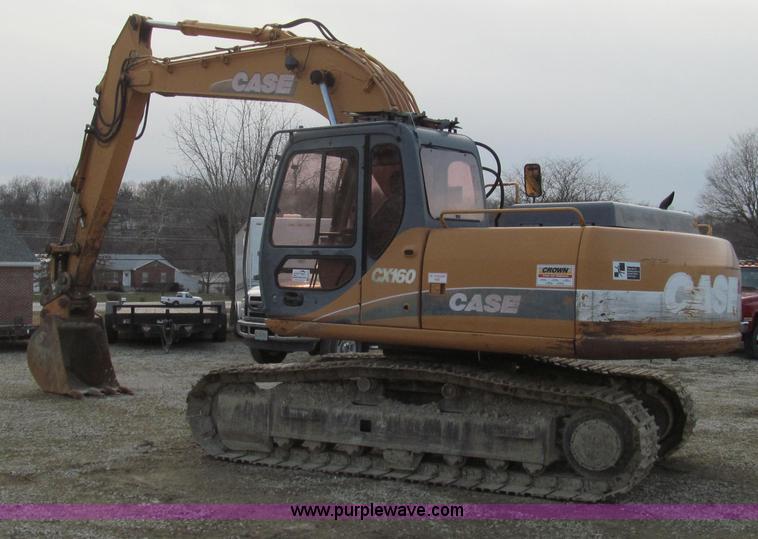 image for item E3722 2001 Case CX160 excavator
