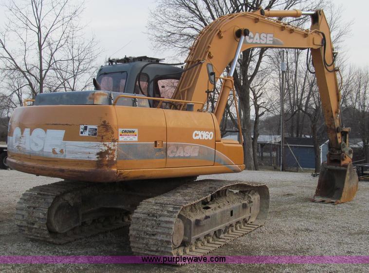 image for item E3722 2001 Case CX160 excavator