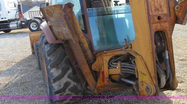 image for item E3723 1992 Case 580 Super K Extendahoe backhoe