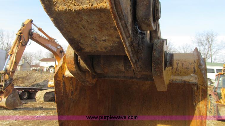 image for item E3723 1992 Case 580 Super K Extendahoe backhoe