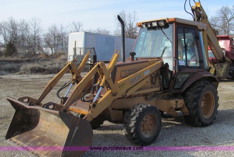 image for item E3724 1990 Case 580K Extendahoe backhoe