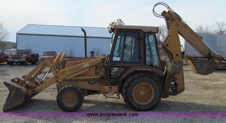 image for item E3724 1990 Case 580K Extendahoe backhoe