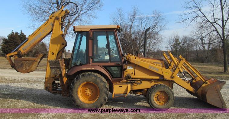image for item E3724 1990 Case 580K Extendahoe backhoe