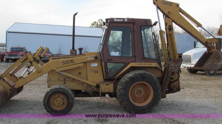 image for item E3725 Case 580E backhoe