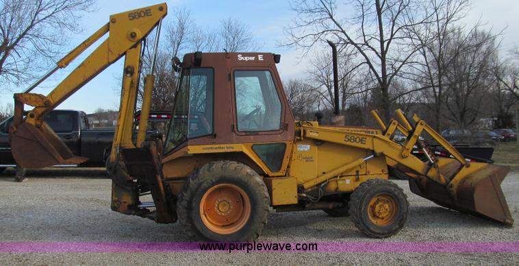 image for item E3725 Case 580E backhoe