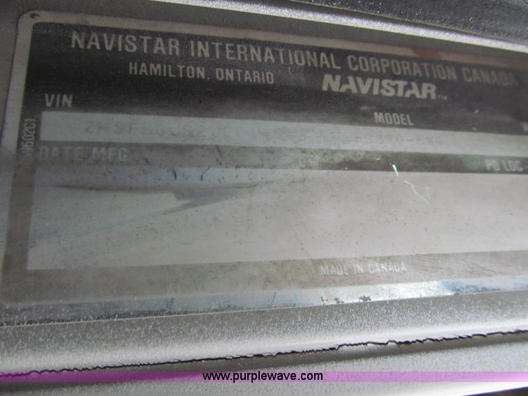 image for item E5704 1988 International 9300 SFA dump truck