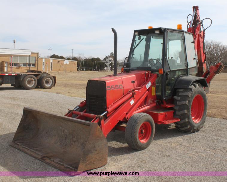 image for item E8431 1996 Ford 5550 backhoe