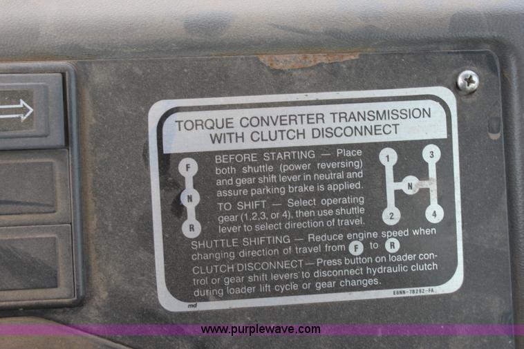 image for item E8431 1996 Ford 5550 backhoe