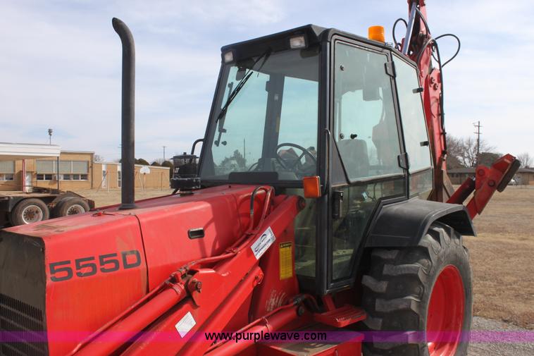 image for item E8431 1996 Ford 5550 backhoe