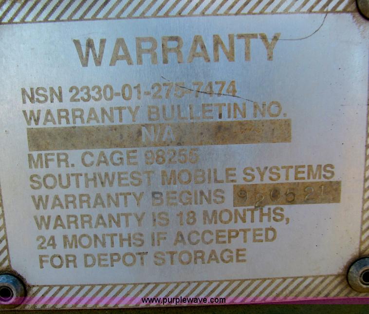 image for item F3033 2002 Hemat trailer