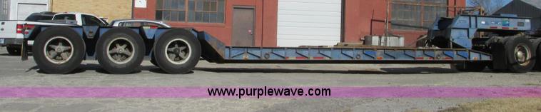 image for item F4131 1998 Witzco Challenger RG-50 lowboy trailer