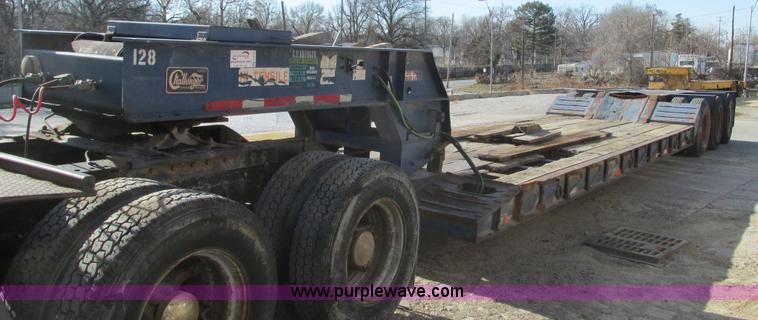 image for item F4131 1998 Witzco Challenger RG-50 lowboy trailer