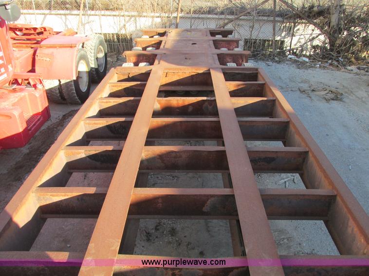 image for item F4136 1967 Hobbs triple axle 30' trailer