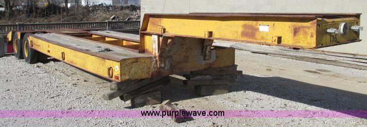 image for item F4138 1956 Martin 33' flatbed semi trailer