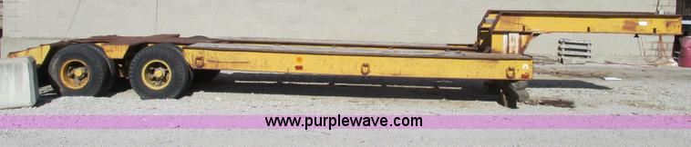image for item F4138 1956 Martin 33' flatbed semi trailer