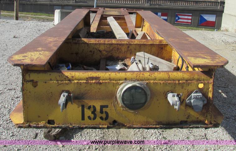 image for item F4138 1956 Martin 33' flatbed semi trailer