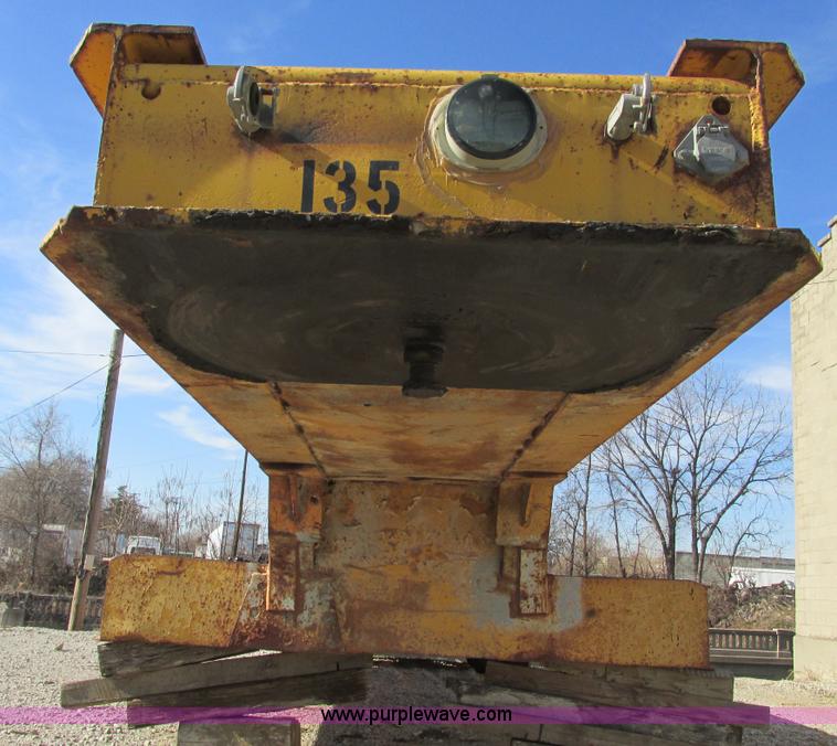 image for item F4138 1956 Martin 33' flatbed semi trailer