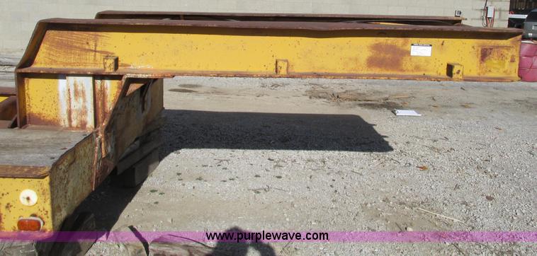 image for item F4138 1956 Martin 33' flatbed semi trailer