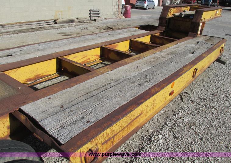 image for item F4138 1956 Martin 33' flatbed semi trailer