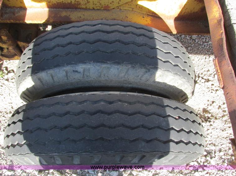 image for item F4138 1956 Martin 33' flatbed semi trailer