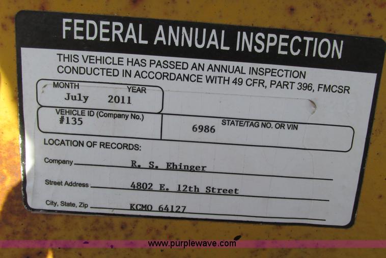 image for item F4138 1956 Martin 33' flatbed semi trailer