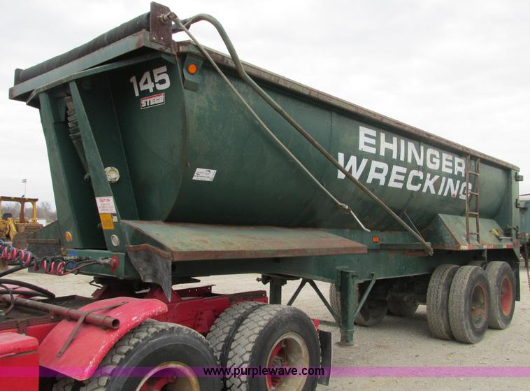 image for item F4143 1962 Steco ATSB 26' barrel dump trailer