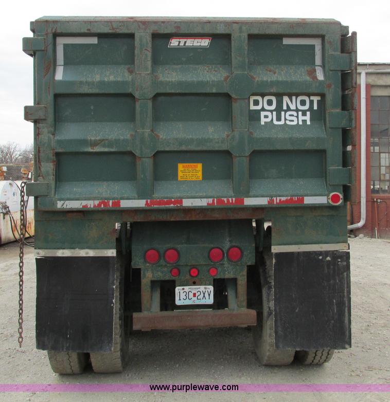 image for item F4143 1962 Steco ATSB 26' barrel dump trailer