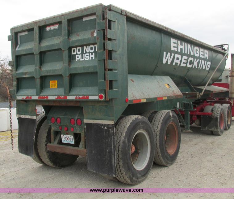 image for item F4143 1962 Steco ATSB 26' barrel dump trailer