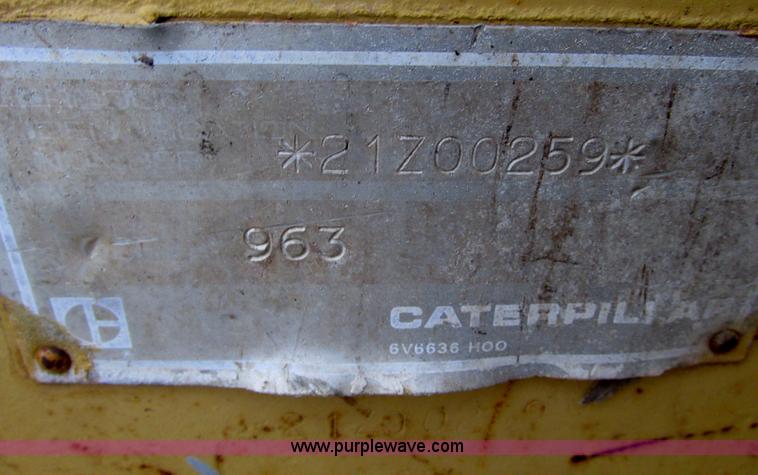 image for item F4151 1984 Caterpillar 963 track loader