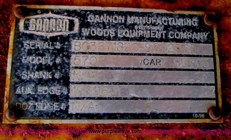 image for item F4196 1997 Case 580L backhoe