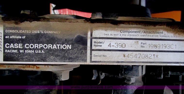 image for item F4196 1997 Case 580L backhoe