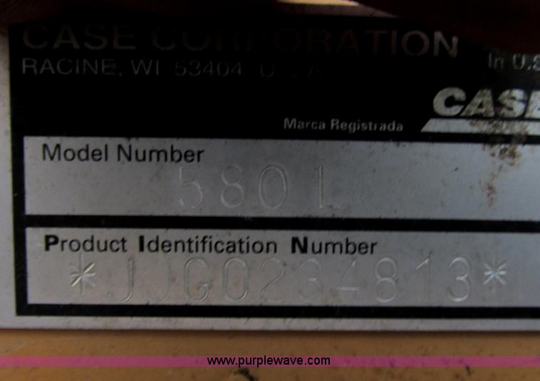 image for item F4196 1997 Case 580L backhoe