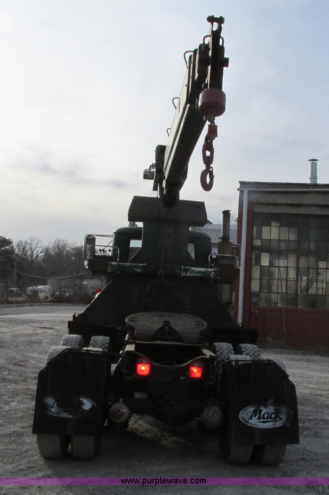 image for item F4197 1979 Mack crane hoist semi truck