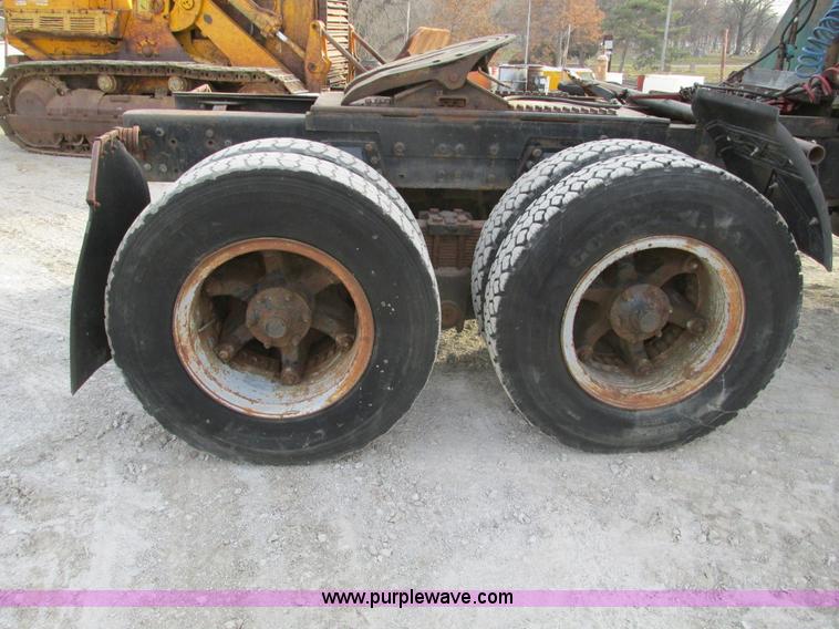 image for item F4197 1979 Mack crane hoist semi truck