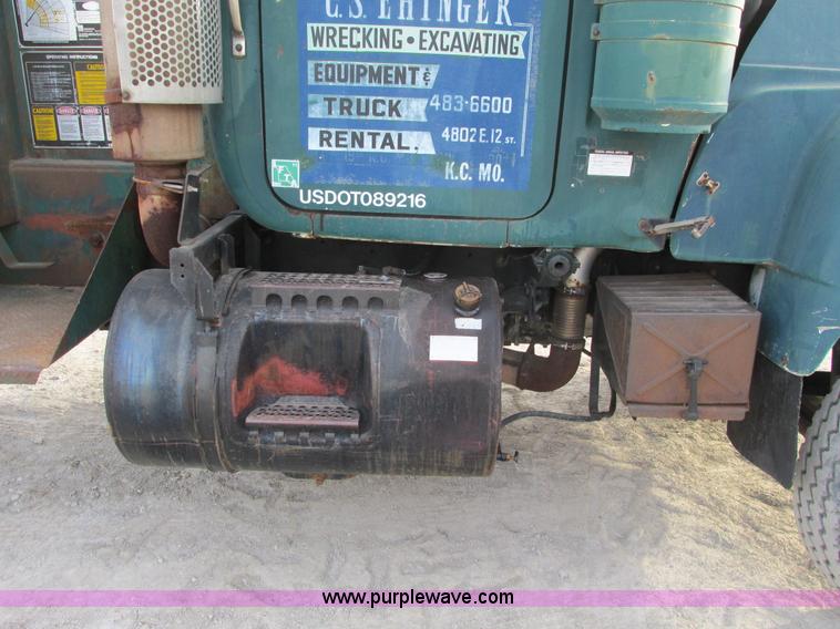 image for item F4197 1979 Mack crane hoist semi truck