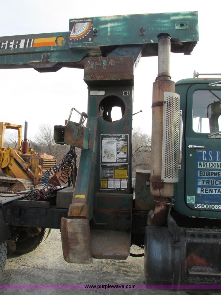 image for item F4197 1979 Mack crane hoist semi truck